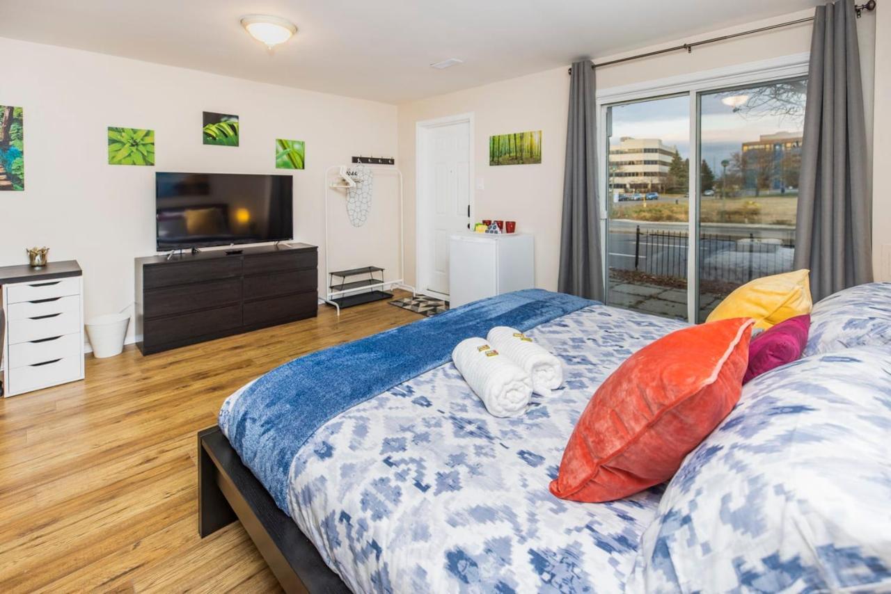 Modern Studio W King Bed - Central Ottawa Extérieur photo